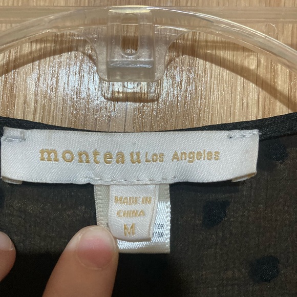 Monteau Black Ruffle Maxi Dress - Picture 3 of 4